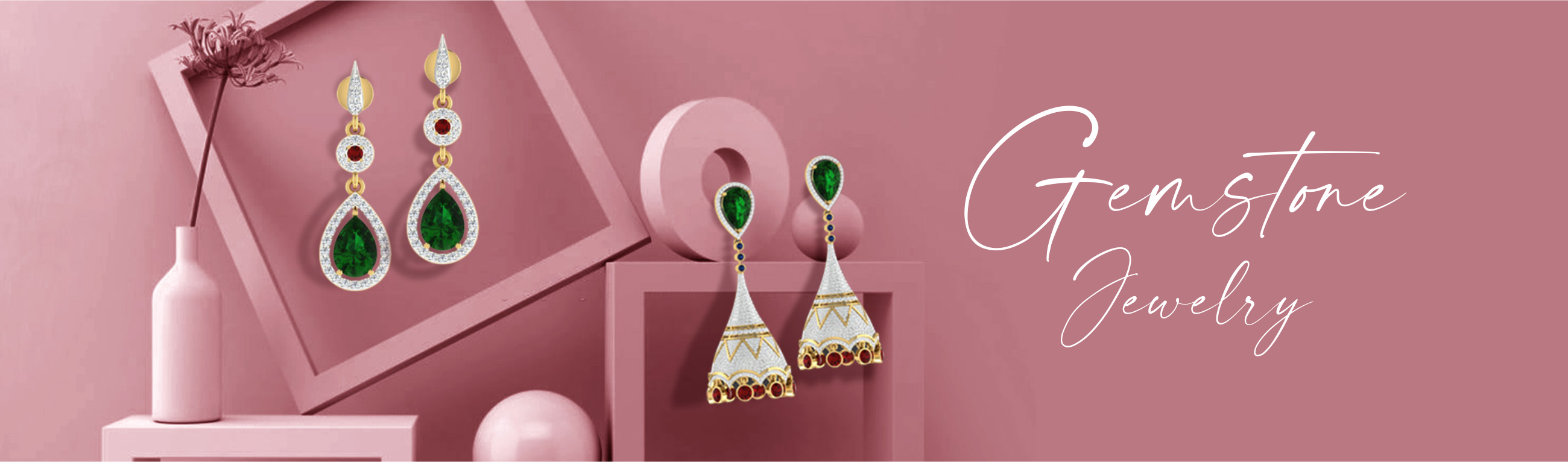 gemstone earring
