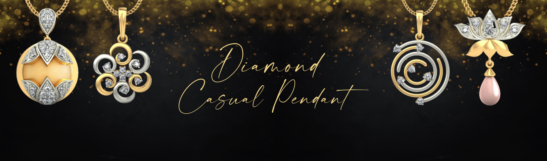 diamond casual pendant