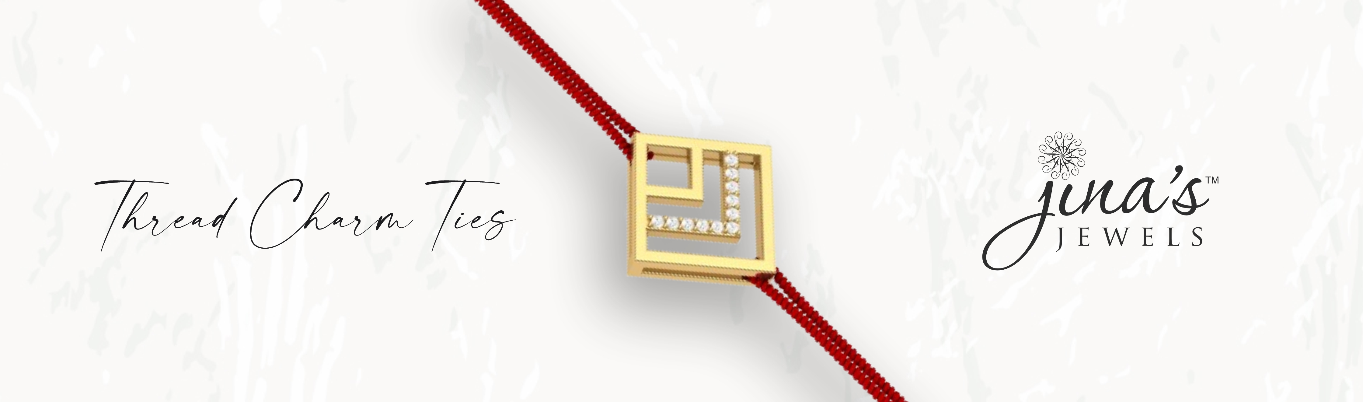thread charm ties