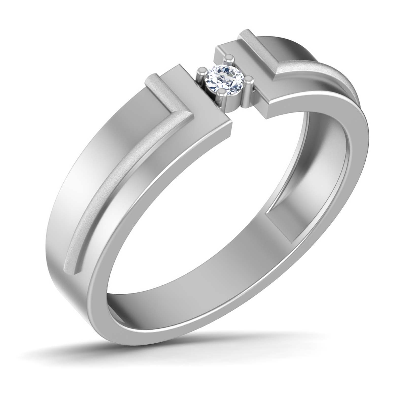 Buy Euros Diamond Ring For Men Online | CaratLane