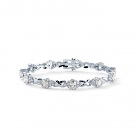 Vine Diamond Tennis Bracelet