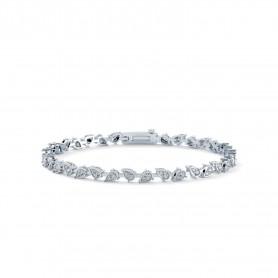 Pear Diamond Tennis Bracelet