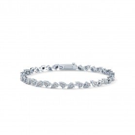 Pear Diamond Tennis Bracelet