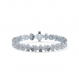 Tulip Diamond Tennis Bracelet