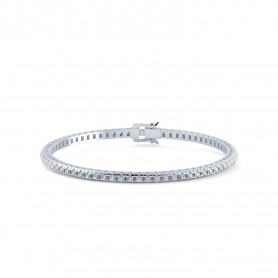 Line Diamond Tennis Bracelet