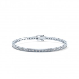 Link Diamond Tennis Bracelet