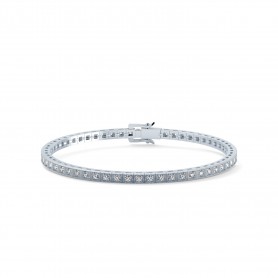 Link Diamond Tennis Bracelet