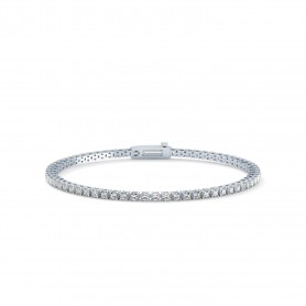 Link Diamond Tennis Bracelet