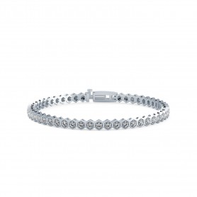 Link Diamond  Tennis Bracelet