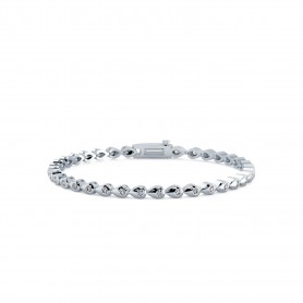 Link Diamond Tennis Bracelet