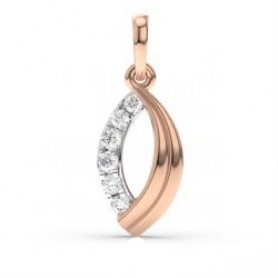 Leaf Diamond Pendant - Sale
