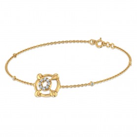 Trinity Diamond loose Chain Bracelet