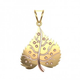 Wreathe Gold Pendant