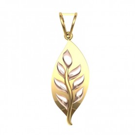 Wreathe Gold Pendant