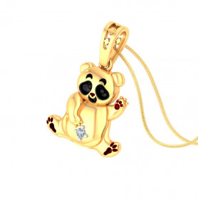 Character Diamond Pendant for Kids