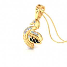 Bird Diamond Pendant for Kids