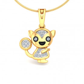 Diamond Character Pendant for Kids