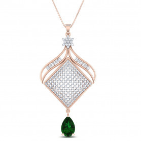 Diamond & Garnet Jewelry Set