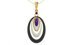 Enamel, Diamond & Gemstone Jewelry Set