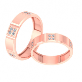 Diamond Geometrical Couple Bands