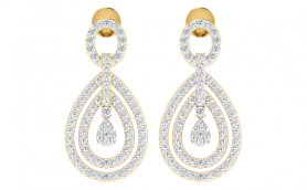 Diamond Drop Earring