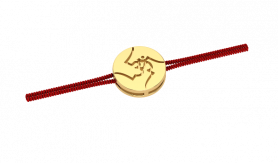 Swastik Om Rakhi - 10K Gold
