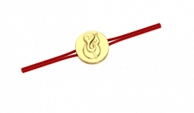 Shri Ganesha Rakhi - 10K Gold 