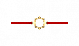 Threaded Charm Ties - Surya Rakhi 