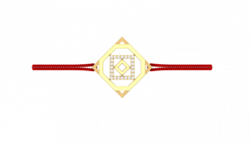 Quadrate Rakhi - 10K Gold