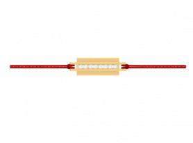 Oblong Rakhi -10K Gold