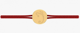 Threaded Charm Tie - Shri Ganesh Rakhi 