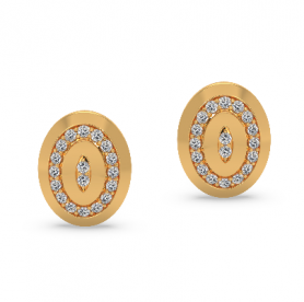 Diamond Button Studs