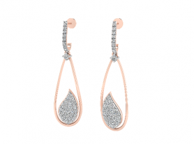 Leaf Diamond Earring