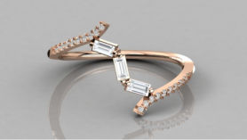 Casual Diamond Ring - For Her