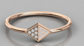 Casual Diamond Ring - For Her