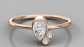 Casual Diamond Ring - For Her