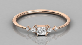 Casual Diamond Ring - For Her