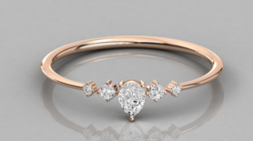 Casual Diamond Ring - For Her