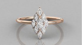 Casual Diamond Ring - For Her