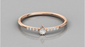 Casual Diamond Ring - For Her