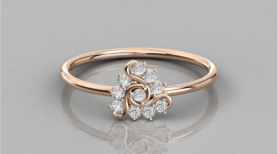 Trinity  Diamond Ring - For Her