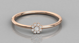 Classic  Diamond Ring - For Her