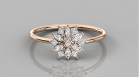   Diamond Ring  For Her - Floral Collection