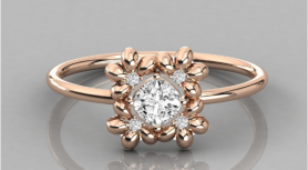 Casual Diamond Ring - For Her