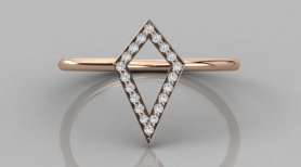 Casual Diamond Ring - For Her