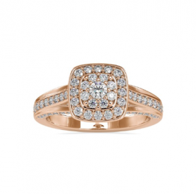 Traditional Diamond  Wedding Ring 
