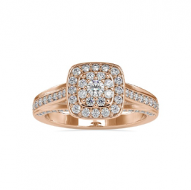 Traditional Diamond  Engagement Ring 