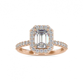 Diamond Halo Wedding Band