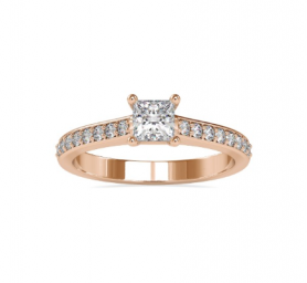 Traditional Diamond Engagement Ring 