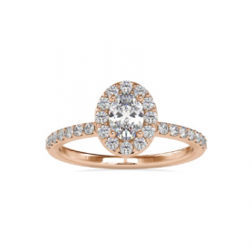 Diamond Halo Wedding Band
